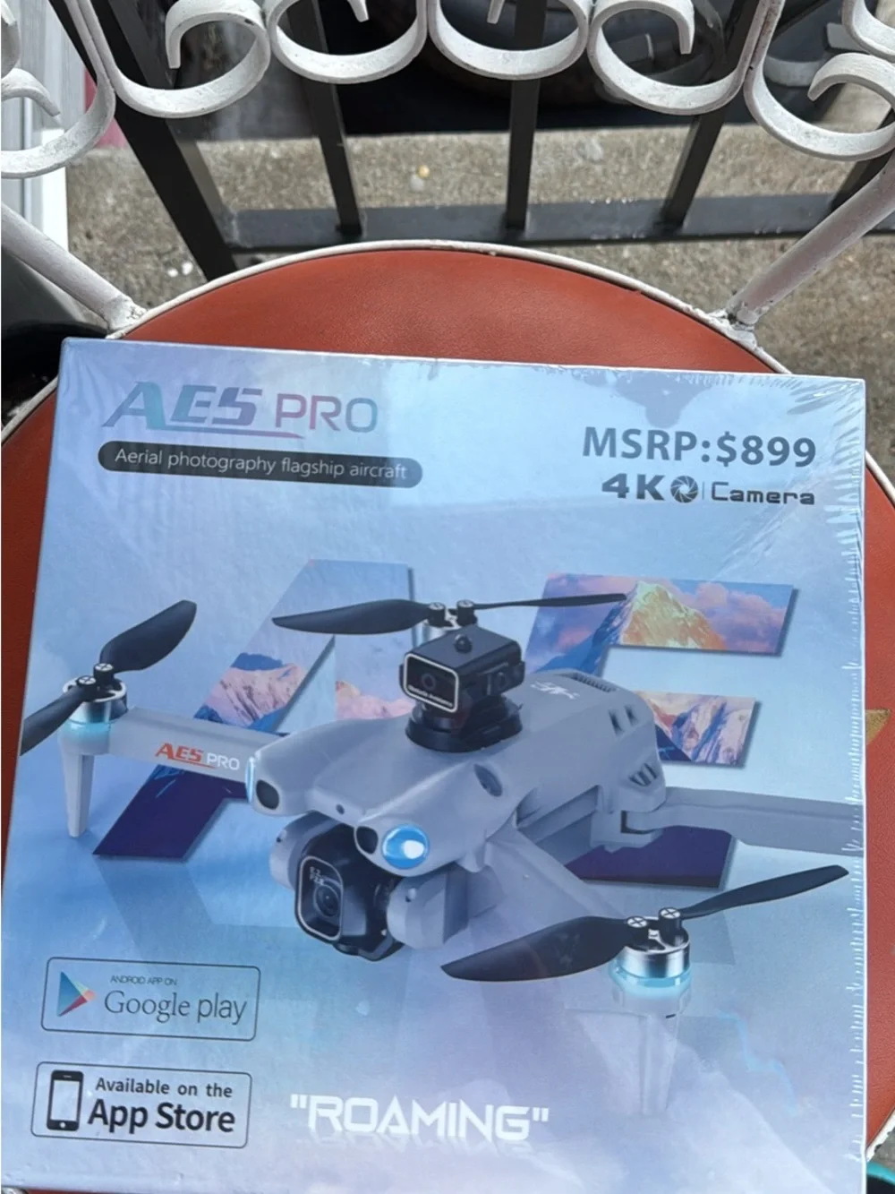 4K Camera Drone – Gray